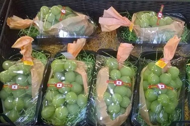 Nho xanh 1,3 triệu đồng/kg: Đắt vô địch, Hà thành tranh mua
