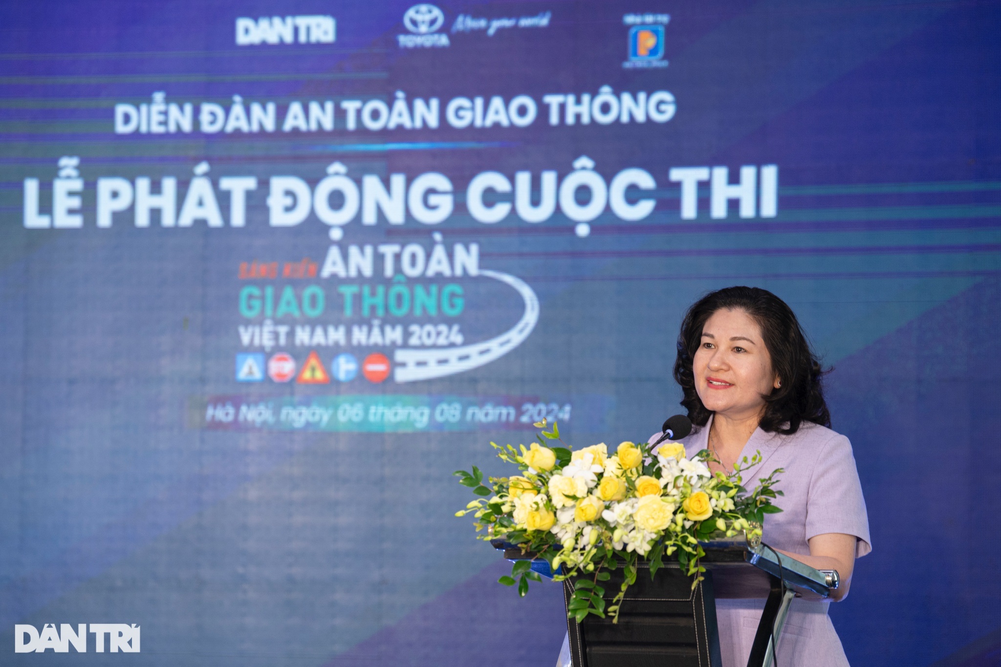 View - Toàn cảnh Lễ phát động Sáng kiến An toàn giao thông Việt Nam năm 2024 | Báo Dân trí