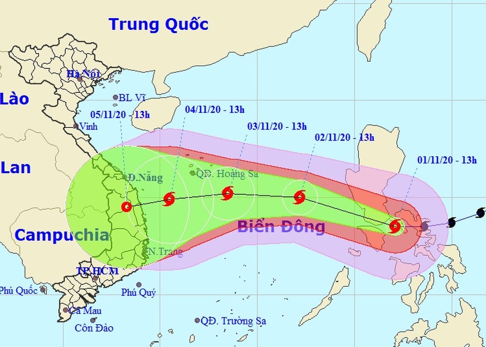 Chuyên gia khí tượng đánh giá cường độ bão Goni khi tác động đến Việt Nam - 2 Chuyên gia khí tượng đánh giá cường độ bão Goni khi tác động đến Việt Nam - 2