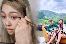 Cô thợ trang điểm... bằng chân, làm mẹ đơn thân hút chàng trai từ Nhật