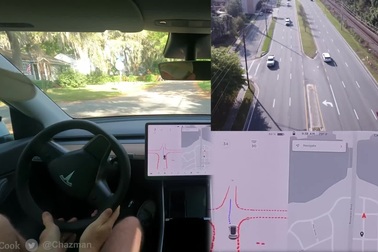 Thử dùng chế độ tự lái trên xe điện, tài xế suýt gặp tai nạn thảm khốc