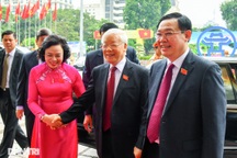 Tổng Bí thư, Chủ tịch nước Nguyễn Phú Trọng dự Đại hội Đảng bộ Hà Nội