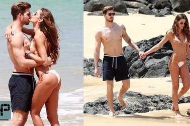 Kevin Trapp hạnh phúc bên Izabel Goulart