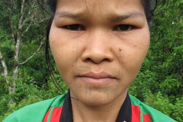 Kỳ bí bộ tộc xăm mặt ở Lai Châu