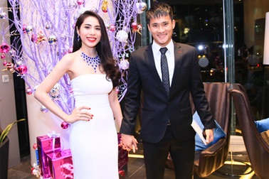 Những cặp đôi "hot" của làng bóng đá Việt Nam