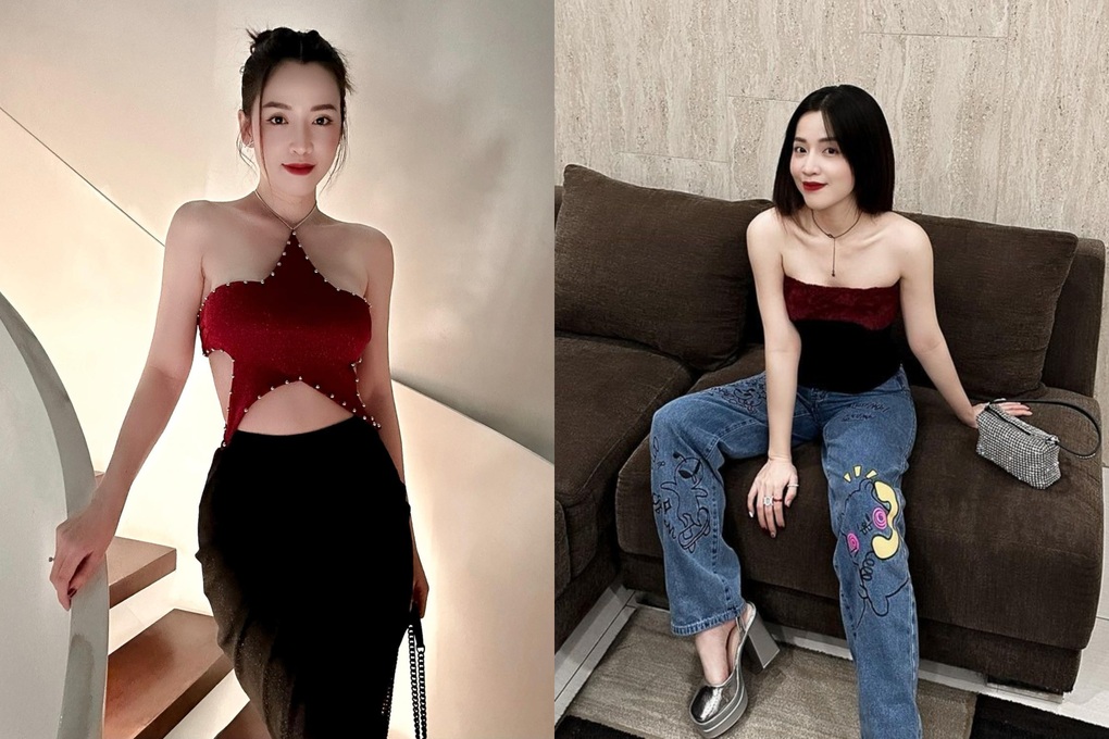 Puka chuộng diện váy áo nhiều màu sắc, cắt xẻ tôn vóc dáng gợi cảm - 5 Puka chuộng diện váy áo nhiều màu sắc, cắt xẻ tôn vóc dáng gợi cảm - 5