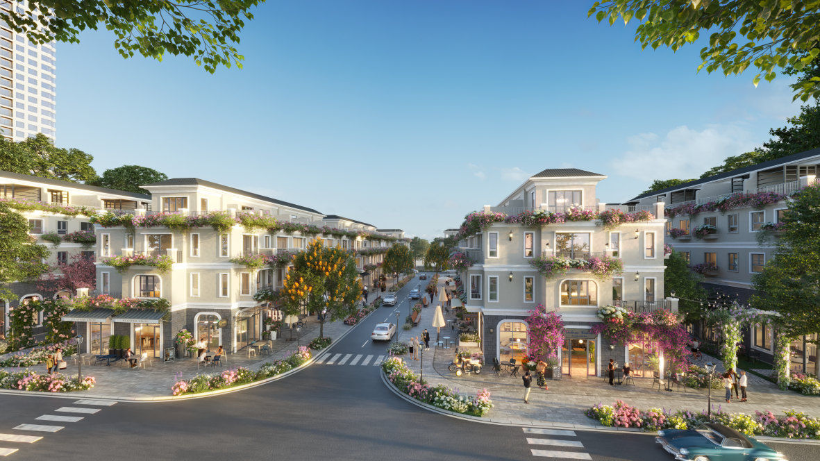 ការទាក់ទាញនៃទីតាំង pentagon ពេជ្រនៃទីប្រជុំជនការ៉េត្រួសត្រាយនៅ Nghe An - 7 Sức hút từ vị trí ngũ giác kim cương của nhà phố quảng trường tiên phong tại Nghệ An - 7