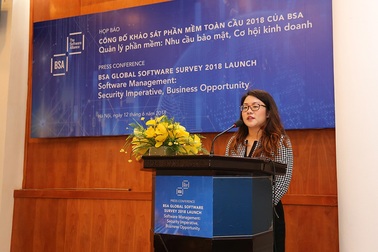 Tỷ lệ vi phạm bản quyền phần mềm máy tính ở Việt Nam tiếp tục giảm