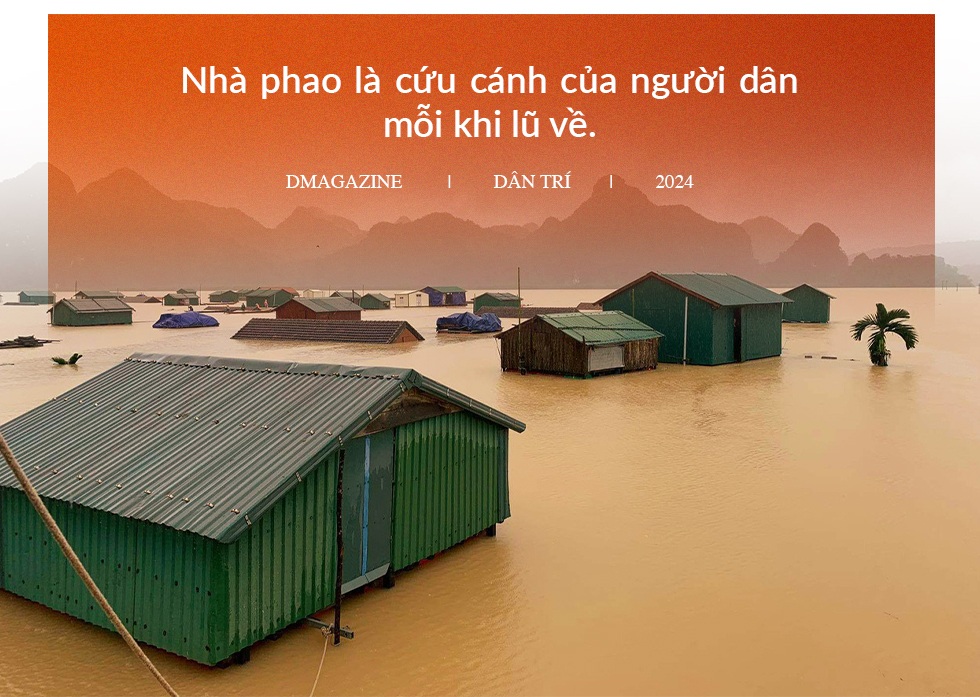 Xóm Nhà phao Dân trí, cứu sinh của người dân làng lũ - 7 Xóm Nhà phao Dân trí, cứu sinh của người dân làng lũ - 7
