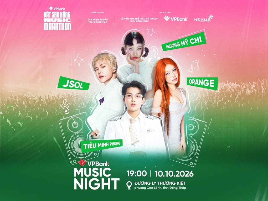 Nhiều trải nghiệm thú vị tại VPBank Đất Sen Hồng Music Marathon 2026 - 10 Nhiều trải nghiệm thú vị tại VPBank Đất Sen Hồng Music Marathon 2026 - 10