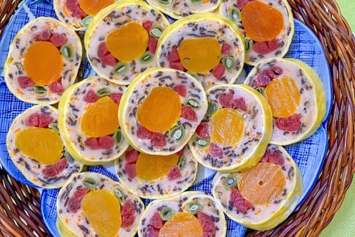 Cách làm giò hoa nhiều màu sắc, đẹp mắt cho mâm cỗ Tết