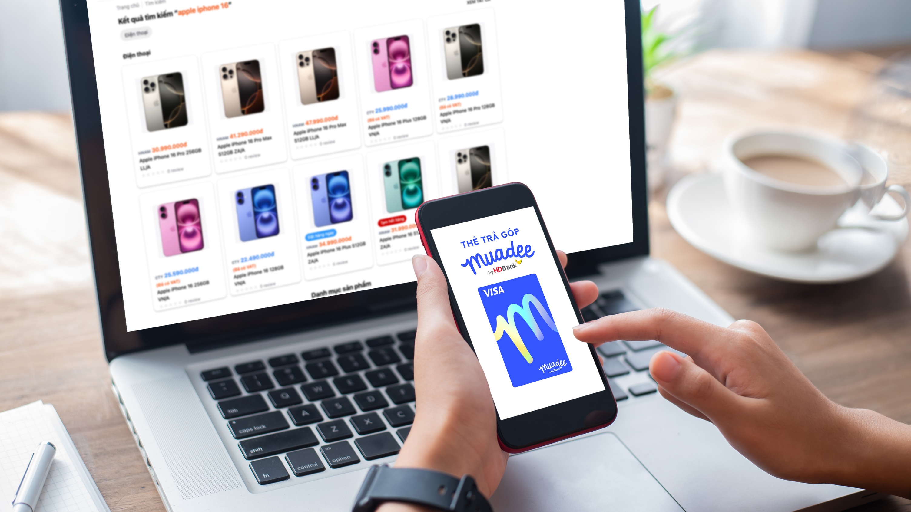 ບັດການຕິດຕັ້ງ Muadee ໃຫ້ສິ່ງຈູງໃຈສຳລັບຜູ້ໃຊ້ກະເປົາ Grab, Be, ແລະ VNPay - 2 Thẻ trả góp Muadee tung ưu đãi cho người dùng Grab, Be, ví VNPay - 2