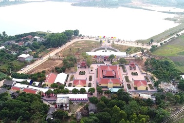 Toàn cảnh chùa Trung Tiết  nơi lưu giữ nhiều giá trị văn hóa lịch sử