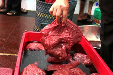 Đề nghị khởi tố hình sự vụ “hô biến” thịt heo nái thành thịt bò bằng hoá chất