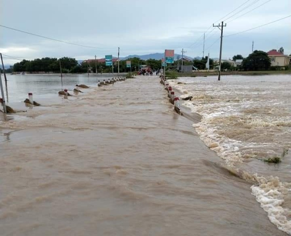 Mưa lớn kéo dài nguy cơ gây lũ ở Ninh Thuận - 1 Mưa lớn kéo dài nguy cơ gây lũ ở Ninh Thuận - 1
