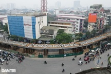 Hợp long cây cầu chữ C đầu tiên tại Hà Nội