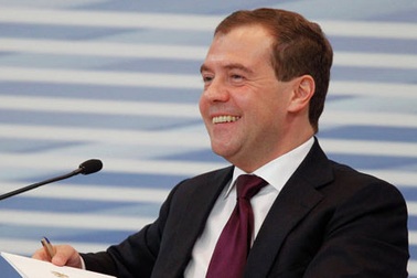 Thủ tướng Nga Medvedev được bầu làm lãnh đạo đảng cầm quyền