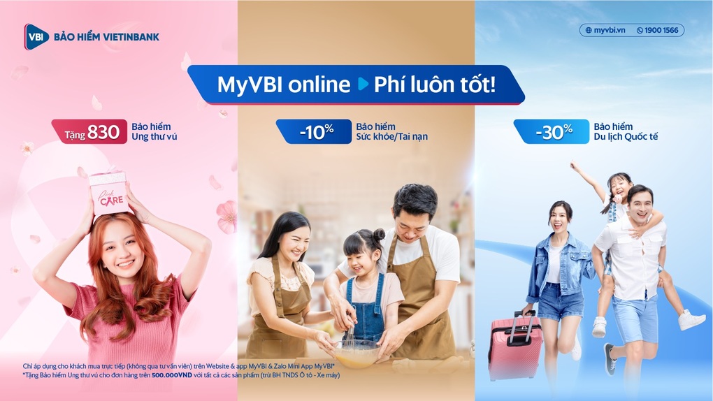 Bảo hiểm VietinBank chào hè với ưu đãi giảm sâu tới 30%