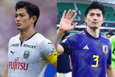 Đội phó tuyển Nhật Bản đẹp trai, đang yêu nữ diễn viên nóng bỏng