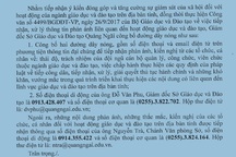 Sở GD&ĐT tỉnh Quảng Ngãi công bố đường dây nóng