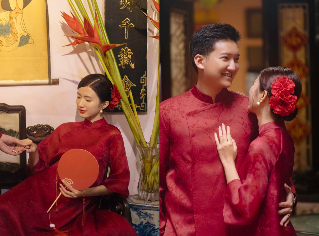 Diễn viên Ngọc Huyền tung ảnh cưới với bạn trai kém tuổi - 2 Diễn viên Ngọc Huyền tung ảnh cưới với bạn trai kém tuổi - 2