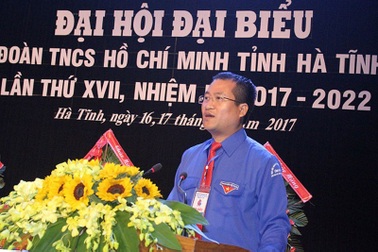 Anh Nguyễn Thế Hoàn tái đắc cử Bí thư Tỉnh đoàn Hà Tĩnh nhiệm kỳ 2017 - 2022