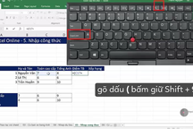 Học tin học Excel: Cách nhập công thức "chuẩn chỉnh"