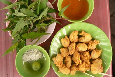 Dạ dày cá ba sa chiên giòn