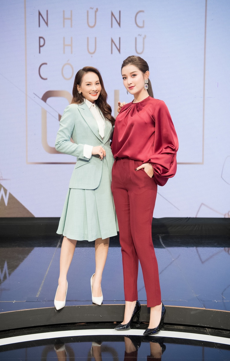 Đứng lên bục cao, Bảo Thanh vẫn bị Huyền My “dìm hàng” chiều cao - 7 Đứng lên bục cao, Bảo Thanh vẫn bị Huyền My “dìm hàng” chiều cao - 7