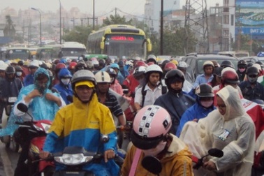 TPHCM: Kẹt xe tăng đột biến