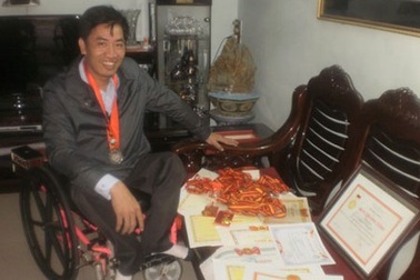 Nể phục nghị lực vượt khó của VĐV khuyết tật Nguyễn Bá An