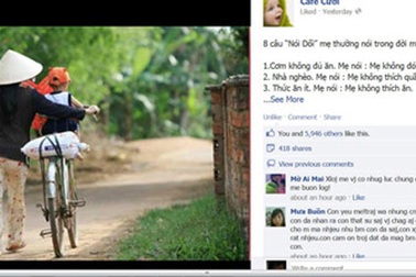 Xúc động 8 câu “nói dối” trong đời mẹ