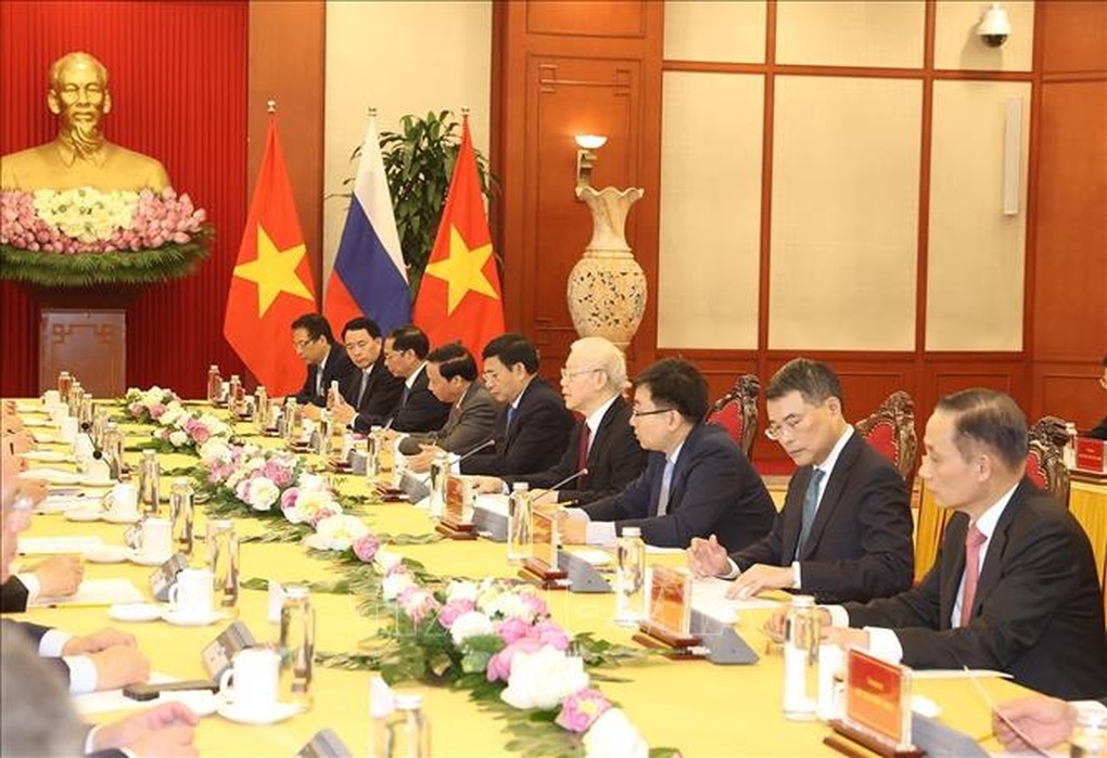 Tổng Bí thư Nguyễn Phú Trọng hội đàm với Chủ tịch Đảng Nước Nga Thống nhất Dmitry Medvedev - 3 Tổng Bí thư Nguyễn Phú Trọng hội đàm với Chủ tịch Đảng Nước Nga Thống nhất Dmitry Medvedev - 3