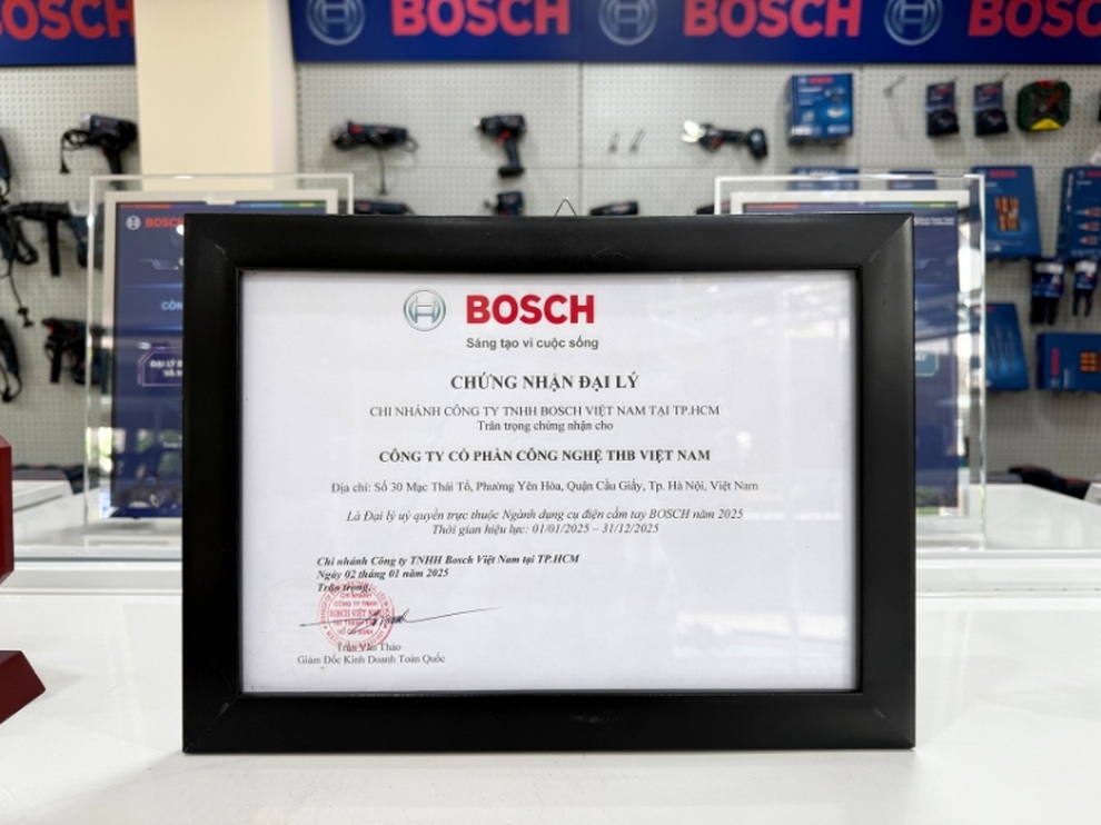 THB Việt Nam - Đại lý phân phối dụng cụ điện Bosch trên toàn quốc - 1 THB Việt Nam - Đại lý phân phối dụng cụ điện Bosch trên toàn quốc - 1