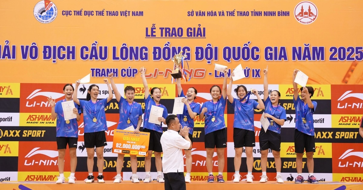 Li-Ning đồng hành cùng giải vô địch cầu lông đồng đội quốc gia cúp Li-Ning 2025