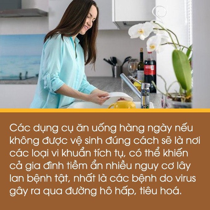 Ở nhà nội trợ: Học ngay chuyên gia cách rửa bát đũa để không tiềm ẩn nguy cơ lây lan bệnh - Ảnh 2.