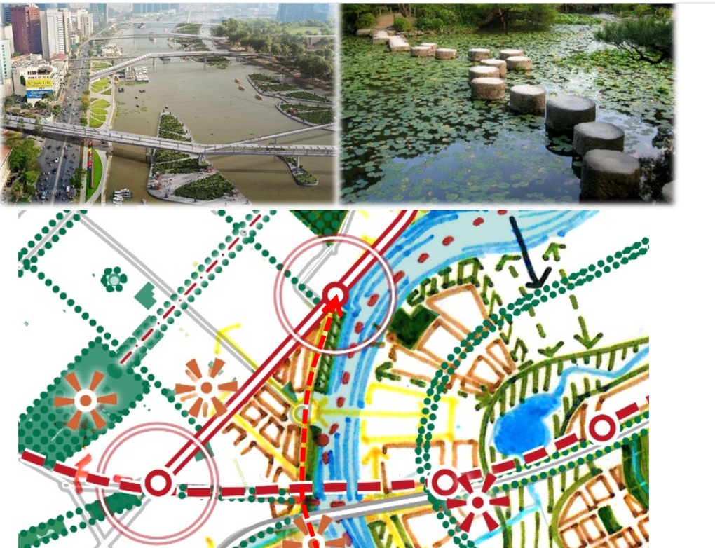 Đề xuất làm đảo vườn giữa sông Sài Gòn kết nối Thủ Thiêm - 1 Đề xuất làm đảo vườn giữa sông Sài Gòn kết nối Thủ Thiêm - 1