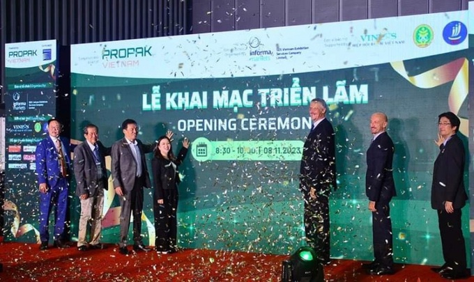 Lễ khai mạc triển lãm quốc tế lần thứ 16 về Công nghệ xử lý, Chế biến và Đóng gói bao bì - ProPak Vietnam 2023.