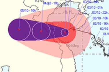 Bão số 5 chuyển hướng phức tạp