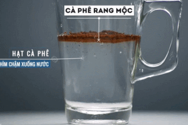 Tuyệt chiêu phân biệt cà phê thật và cà phê chứa tạp chất chỉ bằng 2 ly nước