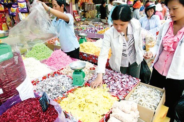 Mứt tết: chọn xấu màu không lo xấu bụng