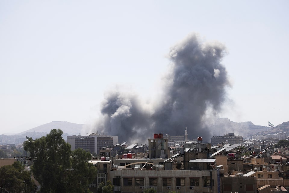 Israel không kích thủ đô của Syria - 1
