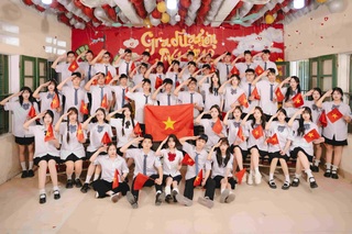 Gây "sốt mạng" với bộ ảnh kỷ yếu Tổ quốc trong tim của học sinh Thái Bình - 8