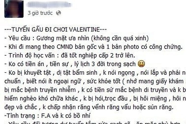 Nở rộ trào lưu “tìm người yêu” trước thềm Valentine
