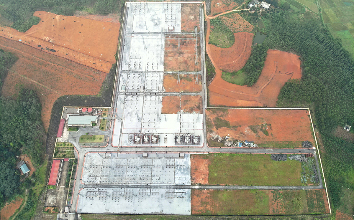 Đóng điện thành công Dự án nâng công suất trạm biến áp 500kV Việt Trì - 3
