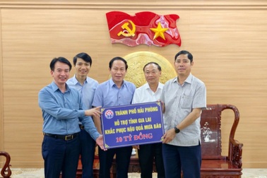 Hải Phòng hỗ trợ 10 tỷ đồng giúp Gia Lai khắc phục thiệt hại bão Kalmaegi