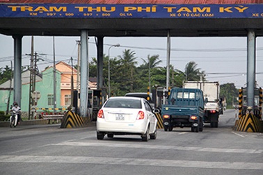 Giảm phí đường bộ trạm Tam Kỳ, Quảng Nam