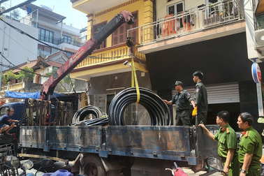 Triệt phá đường dây trộm cắp cáp ngầm quy mô đặc biệt lớn ở Phú Thọ