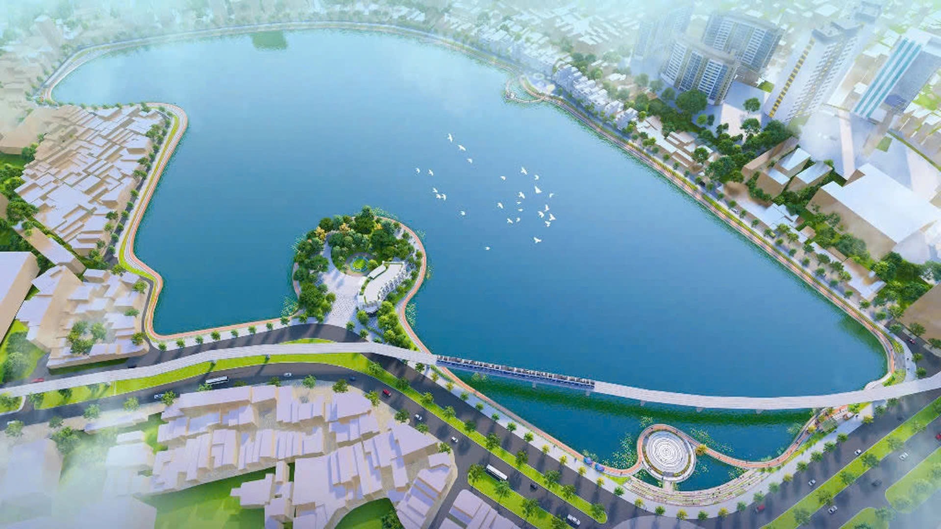 Hà Nội thu hồi toàn bộ hơn 5.600m2 bán đảo hồ Đống Đa làm vườn hoa - 1