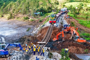 Dự kiến thời gian thông đường sắt Bắc - Nam qua Đắk Lắk sau bão Kalmaegi